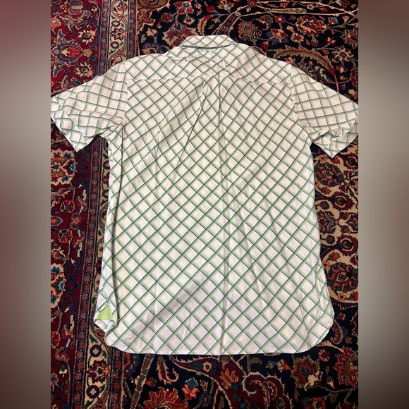 TOMMY HILFIGER NWOT Vintage 80s Button Down Short Sleeve Cotton Shirt Size M - Picture 5 of 5